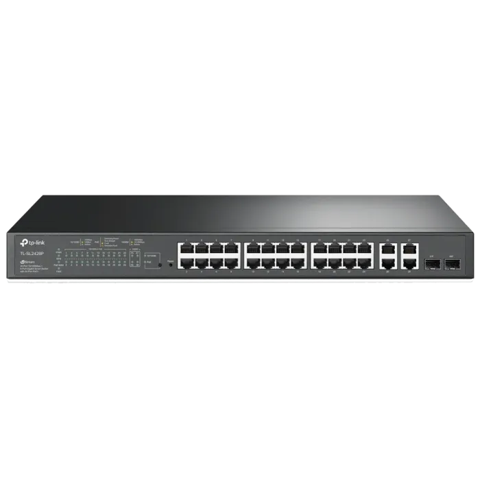 TP-Link TL-SL2428P PoE+ Комутатор 24 порти керований