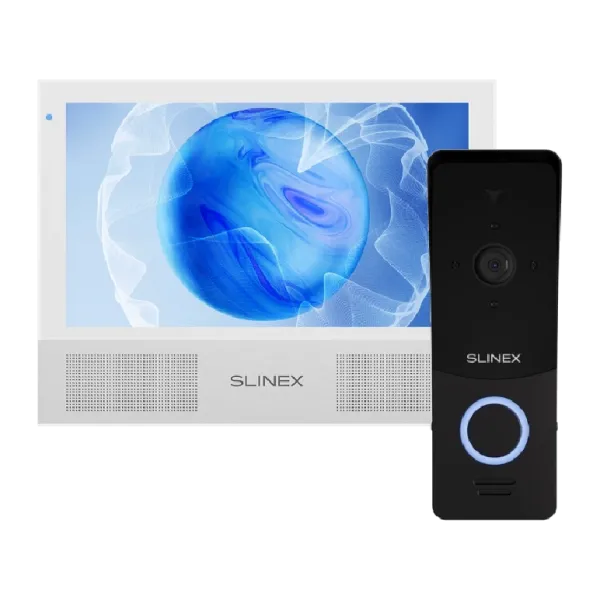 Slinex Sonik 7 AI white + ML-20HD Black Комплект відеодомофон + панель виклику