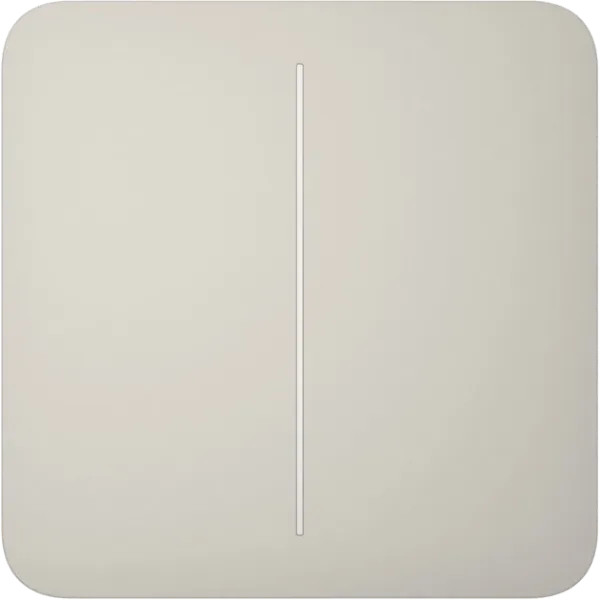 Ajax SoloButton (2-gang) [55] oyster Кнопка двоклавішного вимикача