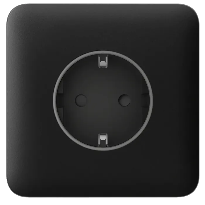 Ajax SoloCover (basic) [type F] Black Фронтальна панель