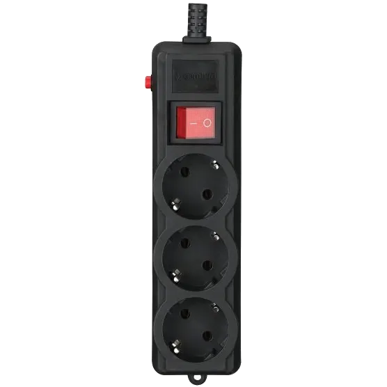 Gembird SPG3-G-6B-PRO Мережевий фільтр 1.8 м кабель 3 розеток