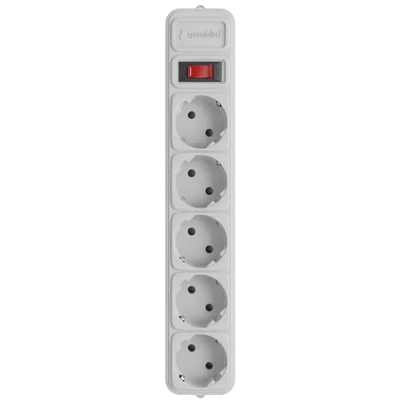 Gembird SPG5-G-10G Мережевий фільтр 3 м кабель 5 розеток