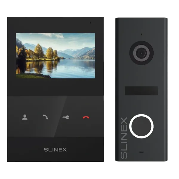 Slinex SQ-04 Black + ML-17HR Graphite Комплект відеодомофону