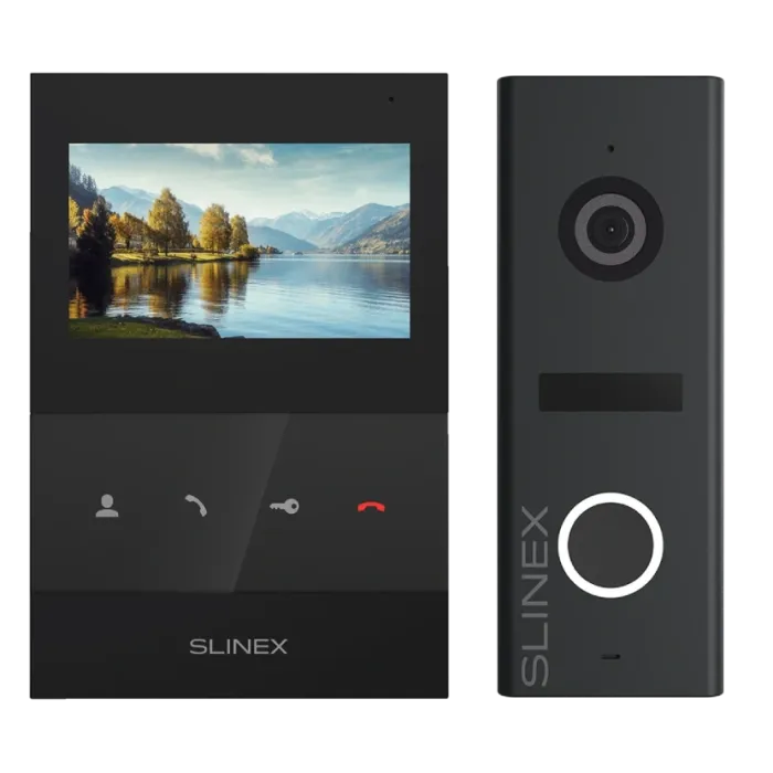 Slinex SQ-04 Black + ML-17HR Graphite Комплект відеодомофону