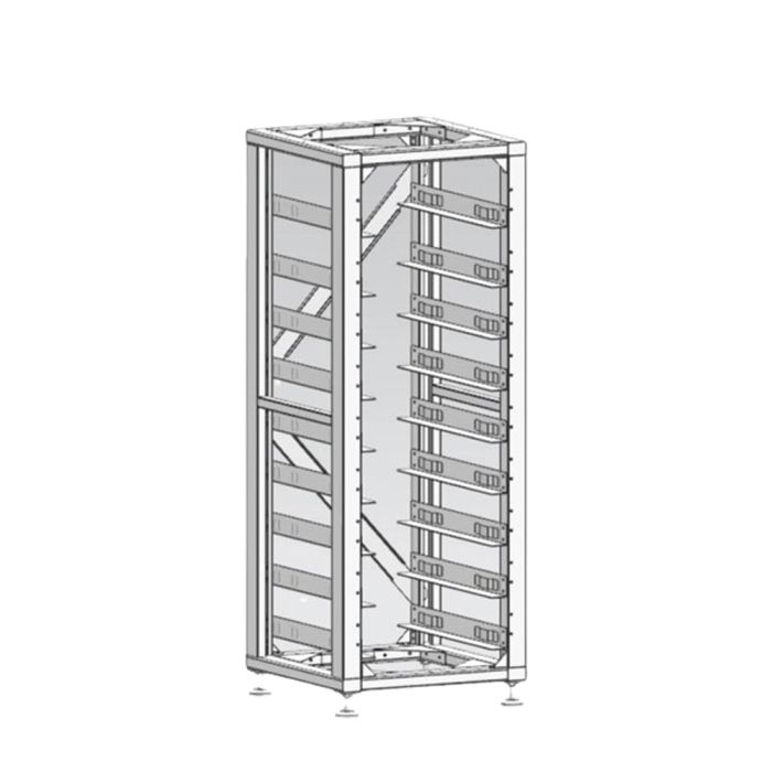 Стандартна стійка 19 дюймів, (8 шт.) 3U-LRACK Deye