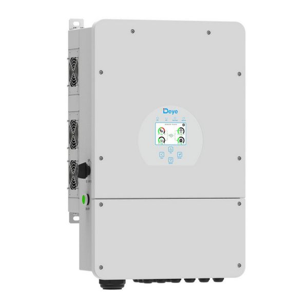 Інвертор гібридний 10кВт Deye SUN-10K-SG02LP1-EU-AM3 WiFi (10 kW, 1 фаза, 3 MPPT, LV) чиста синусоїда