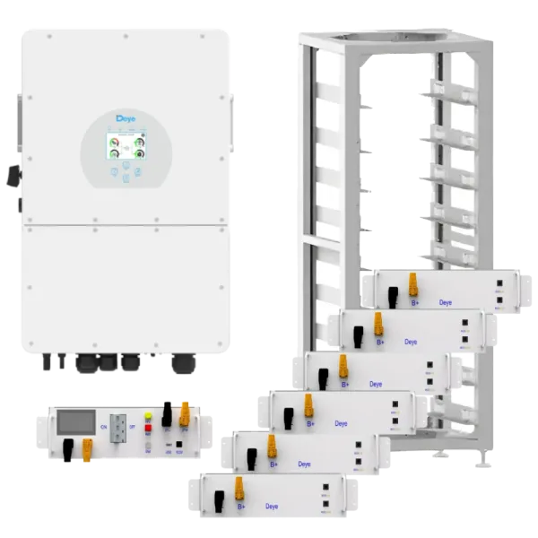 Deye SUN-15K-SG01HP3-EU-AM2 15кВт 30кВт•год Система безперебійного живлення трифазна