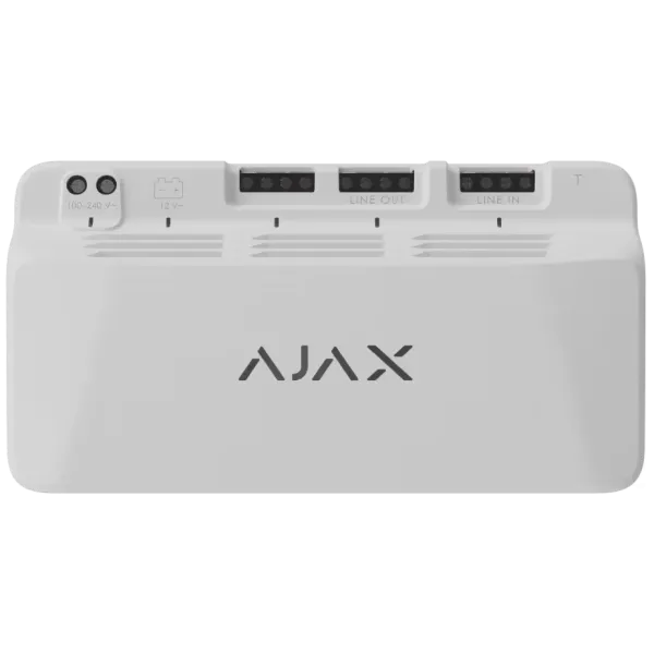 Ajax LineSupply (45W) Fibra ASP white Блок живлення для роботи лінії Fibra