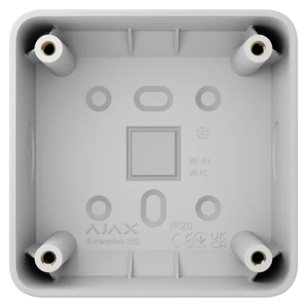 Ajax SurfaceMounting box white Монтажна коробка