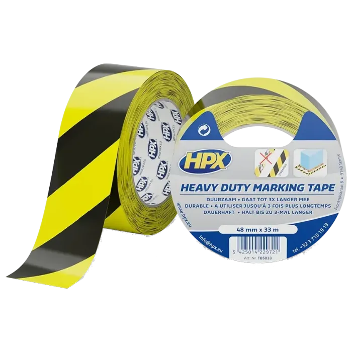 HPX TB5033 HEAVY DUTY 48мм х 33м Стрічка для розмітки