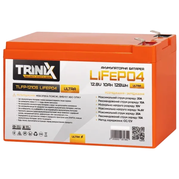 TRINIX TLFP-1210S Ultra 10А•г 12В Літієва акумуляторна батарея