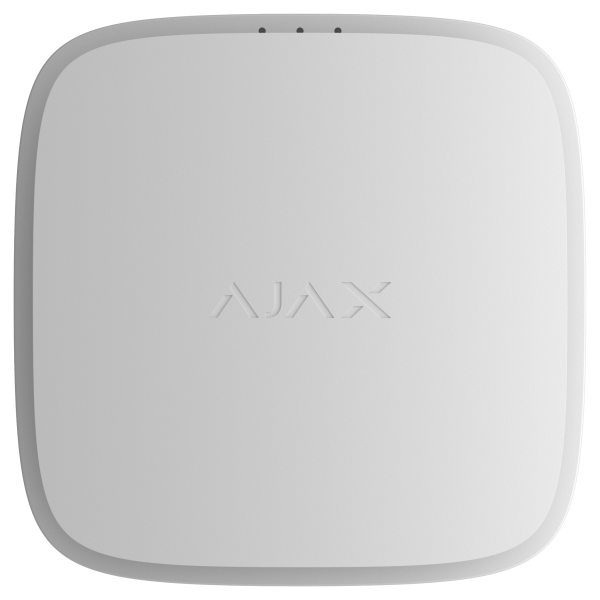 Бездротовий адресний пожежний сповіщувач точковий тепловий. Комбінований з оповіщувачем звуковим. Ajax EN54 FireProtect (Heat/Sounder) Jeweller White (119915.274.WH1)