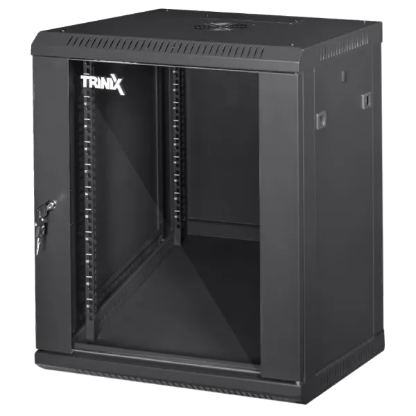 Trinix TRX-12U/600x450x637 Black Комутаційна шафа