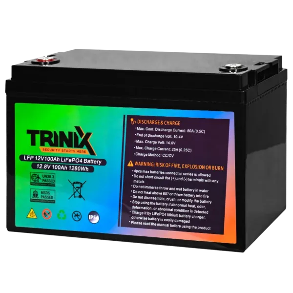 TRINIX LiFePo4 100 Ah 12V Акумуляторна батарея