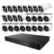 Комплект IP-відеонагляду на 24 камери TVT IP-Video Kit 24x6Mp (T/B): 12 купольних 6Mp відеокамер + 12 циліндричних 6Mp відеокамер + 32-канальний 12Mp відеореєстратор