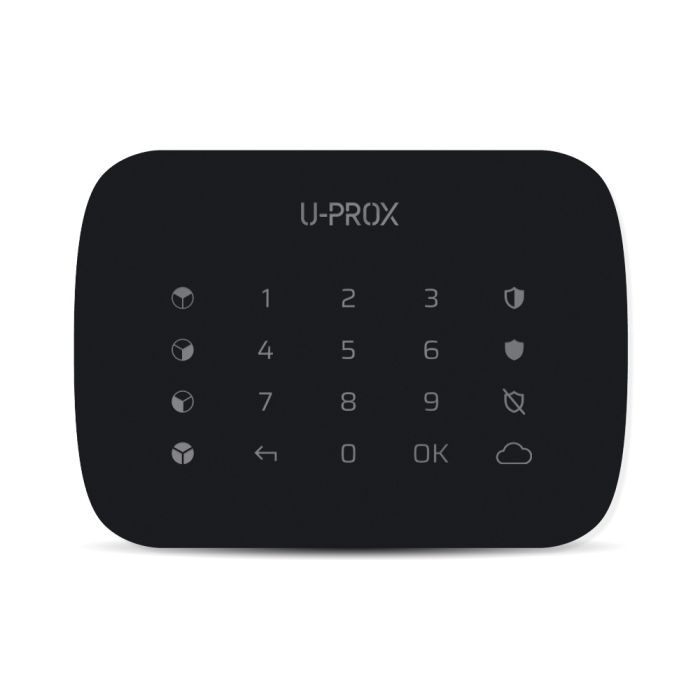 Бездротова сенсорна клавіатура U-Prox Keypad G4 Black для чотирьох груп