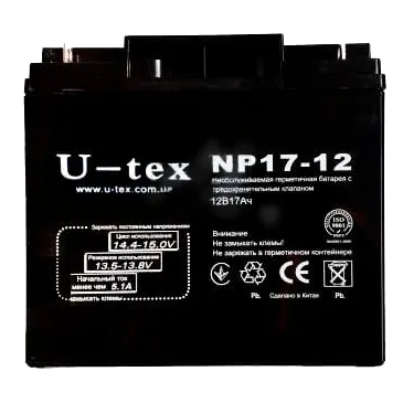 U-tex 12В / 17 A Акумулятор