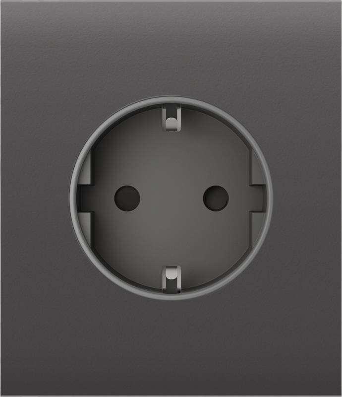 Центральна панель для вбудованої розетки Ajax СenterCover (basic) Grey