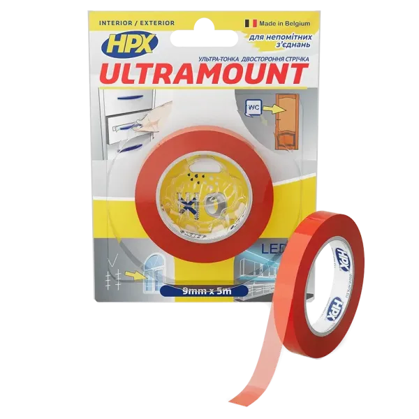 HPX UM0905 ULTRA MOUNT 9мм х 5м Стрічка двохстороння