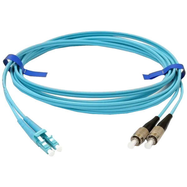 CMS FC/UPC-LC/UPC MM (OM3) 3м Duplex Slim Патчкорд оптичний