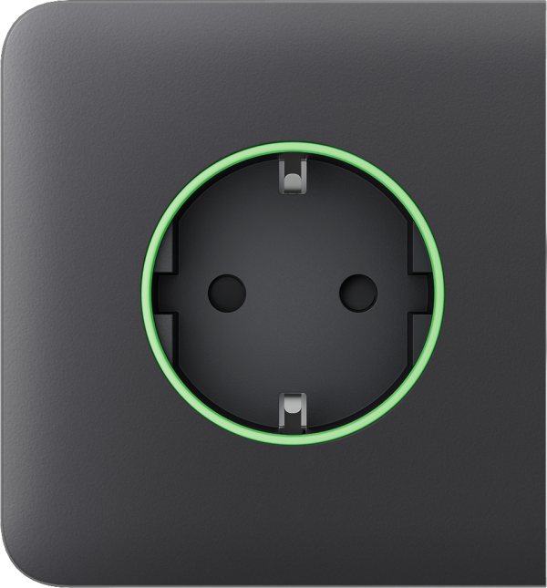 Бічна панель для вбудованої розетки Ajax SideCover (smart) Graphite