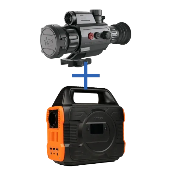 AGM Varmint LRF TS50-640 + UTEPO UPS300 Тепловізор та зарядна станція