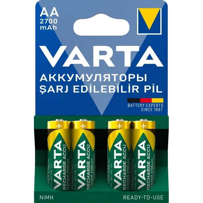VARTA ACCU AA 2700mAh BLI 4 NI-MH Акумулятор
