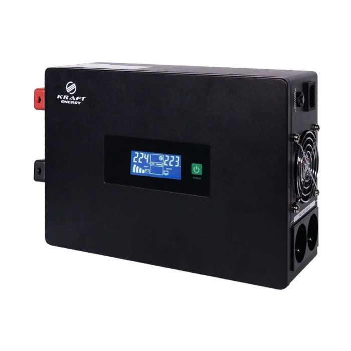 Комплект резервного живлення: високочастотний інвертор 1500VA/1.5kW Kraft + акумуляторна батарея Trinix TGL12V200Ah/20Hr GEL Super Charge 2 шт.