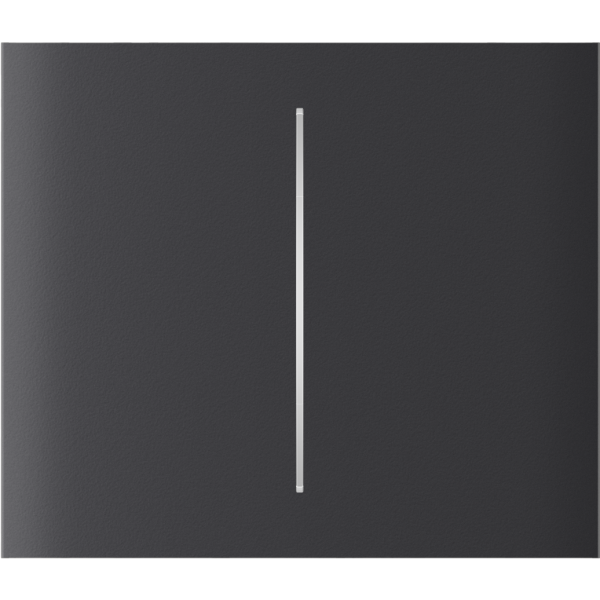 Центральна кнопка для двоклавішного вимикача Ajax CenterButton (2-gang) vertical Graphite