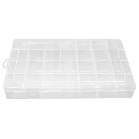345 х 50 х 220 мм 28 великих відділень Пластиковий ящик для радіодеталей