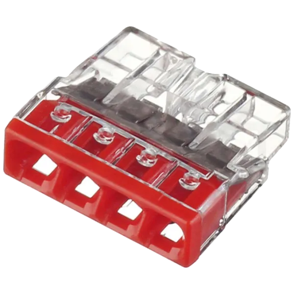 Wago 2273-204 4-дроти 0,5-2,5мм2 (без пасти) Клема