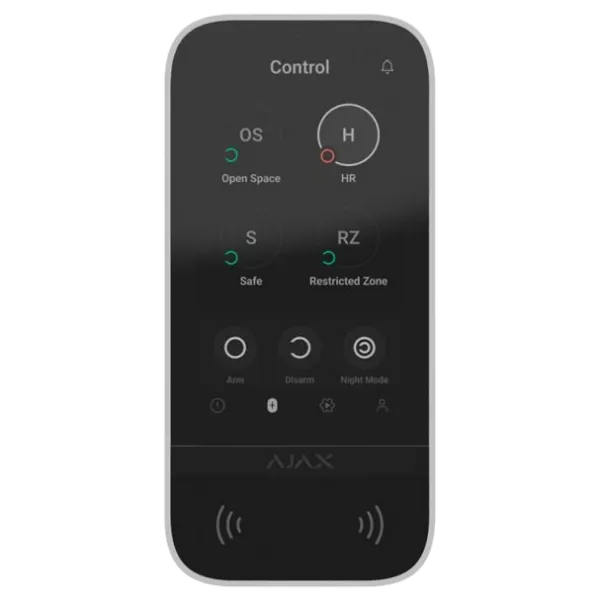 Ajax KeyPad TouchScreen (8EU) white Клавіатура