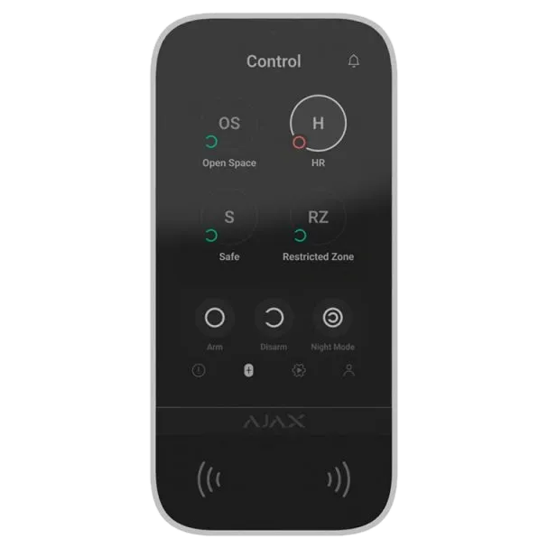 Ajax KeyPad TouchScreen (8EU) white Клавіатура