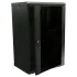 Hypernet WMNC-18U-FLAT- BLACK Шафа коммутаційна настінна 18U 600x450 розбірна