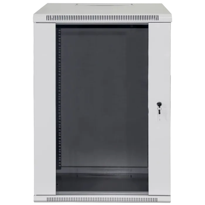 Hypernet WMNC-18U-FLAT-AC Шафа коммутаційна настінна 18U 600x450 розбірна