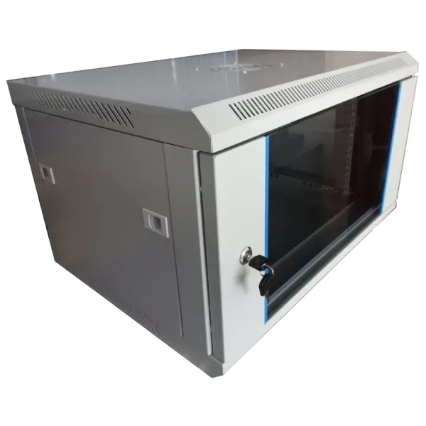 Hypernet WMNC-6U-FLAT-AC Шафа коммутаційна настінна 6U 600x450 розбірна