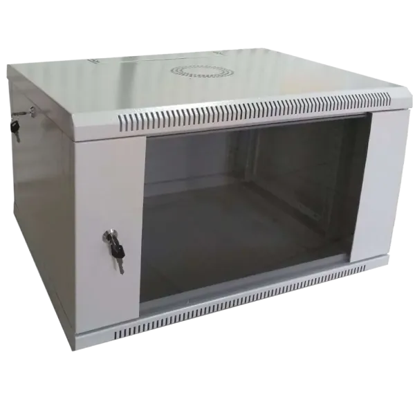 Hypernet WMNC66-4U-FLAT Шафа коммутаційна настінна 4U 600x600 розбірна