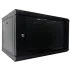 Hypernet WMNC-6U-FLAT-AC-BLACK Шафа коммутаційна настінна 6U 600x450 розбірна