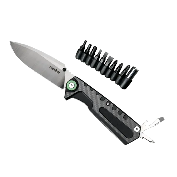 Xiaomi NexTool NE20021 Black (6945064210863) Багатофункціональний ніж 3 в 1