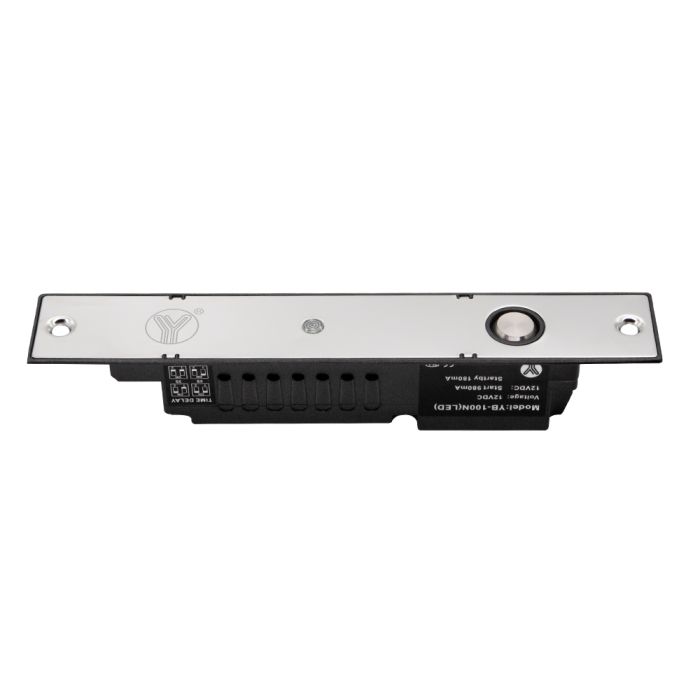 Ригельний замок Yli Electronic YB-100N(LED)-5P врізний з LED індикацією, таймером для системи контролю доступу