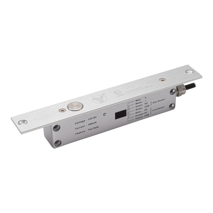 Ригельний замок Yli Electronic YB-200-EX вибухозахищений для системи контролю доступу