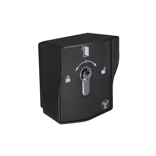 Кнопка аварійного виходу з ключем Yli Electronic YKS-852B(EN) водонепроникна для системи контролю доступу