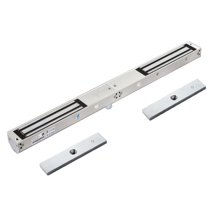 Електромагнітний замок для двостулкових дверей Yli Electronic YM-280ISD(LED) з датчиком руху для системи контролю доступу