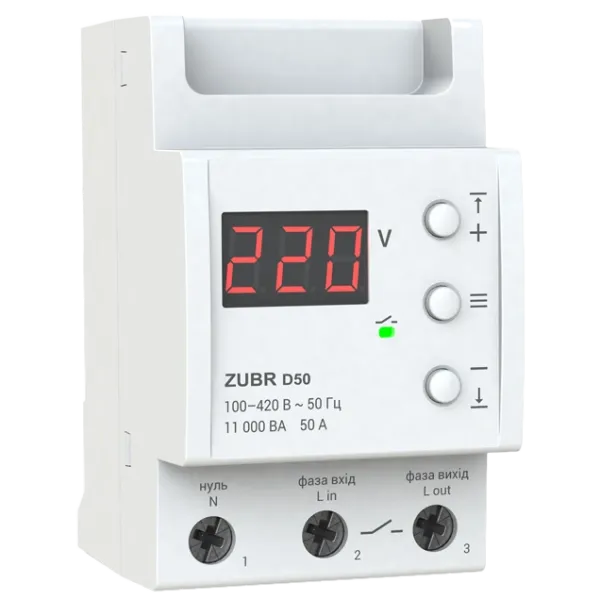 ZUBR D50 Реле напруги